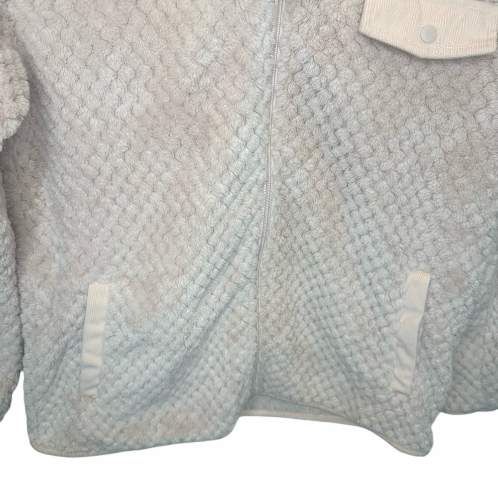 Simply Southern Simply Soft Fuzzy Pink Sherpa Pullover Size Small - Picture 4 of 11